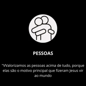 Ilustração de duas pessoas se abraçando representando amor, cuidado e valorização das pessoas na fé cristã